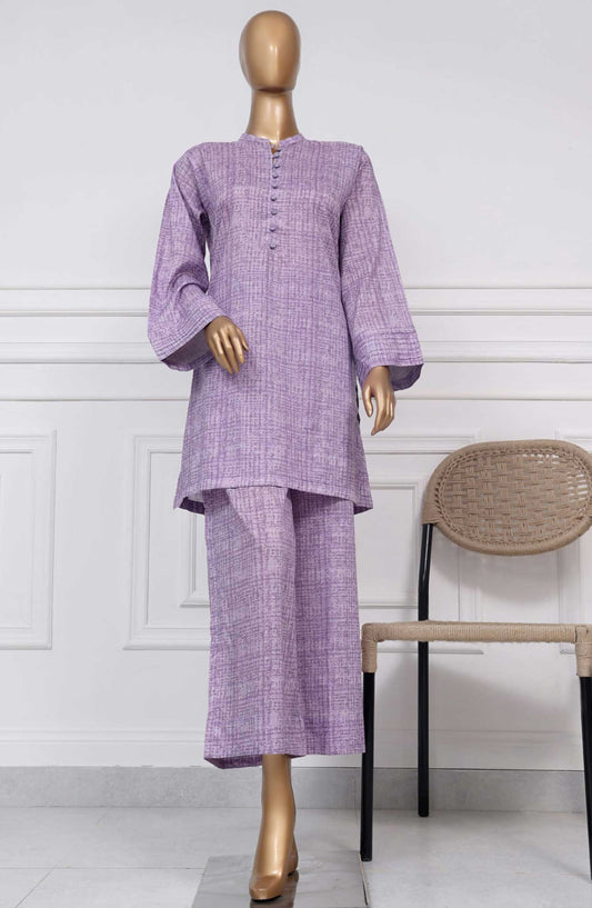 Sadabahar Printed Co ords Lawn Stitched 2 Piece - D-04 - SD25DW - Purple - Summer Collection