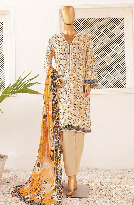 Bin Saeed Printed Lawn Collection 2024 - Design 04