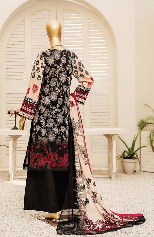 Tarzz Lawn Printed  Embroidered Collection Vol 02 - Design 04