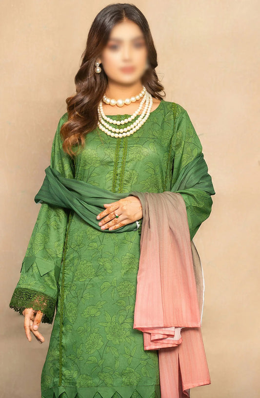 Aangan Digital Printed Lawn Collection By Humdum - Design 04