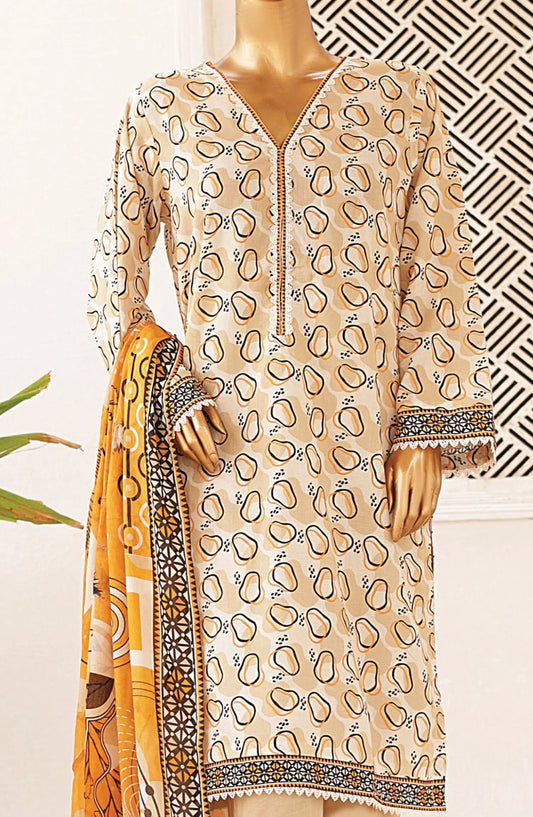 Bin Saeed Printed Lawn Collection 2024 - Design 04