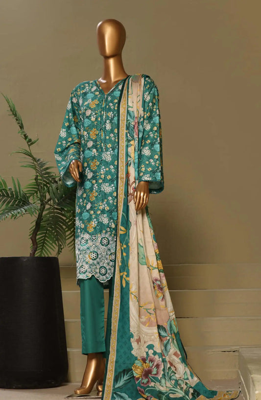 BIN SAEED Exclusive Cotton Chikankari 3 Piece Vol 1 - Design 04