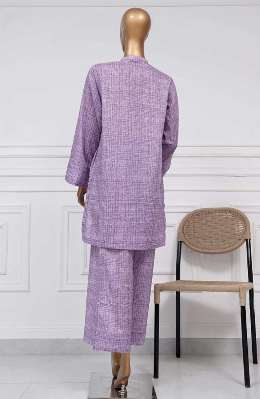 Sadabahar Printed Co ords Lawn Stitched 2 Piece - D-04 - SD25DW - Purple - Summer Collection