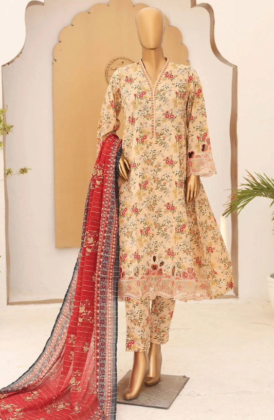 Bin Saeed Exclusive Frocks Embroidered Collection 2024 Vol 04 - Design 04