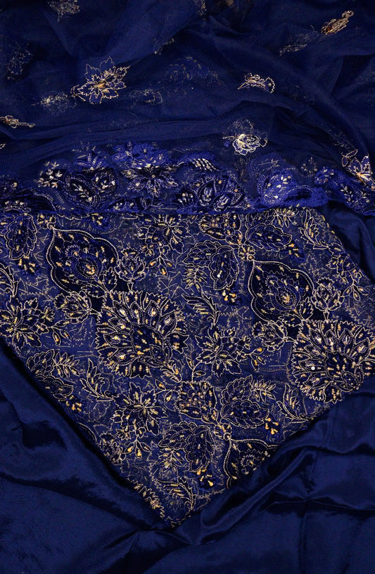 Luminara Festive Unstitched Collection By Amna Khadija - Design 04