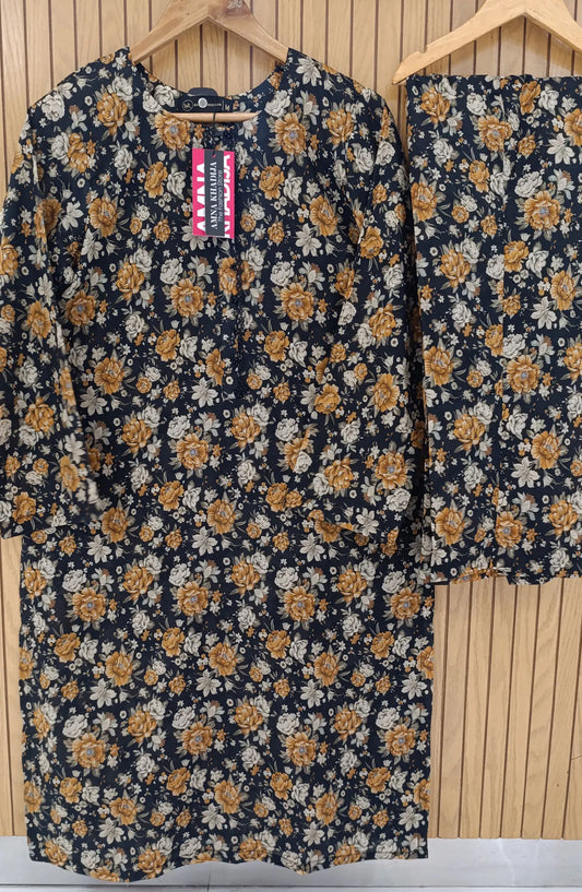 Everyday Essentials 2 Pc Co Ords Vol 04 By Amna Khadija - Design 04