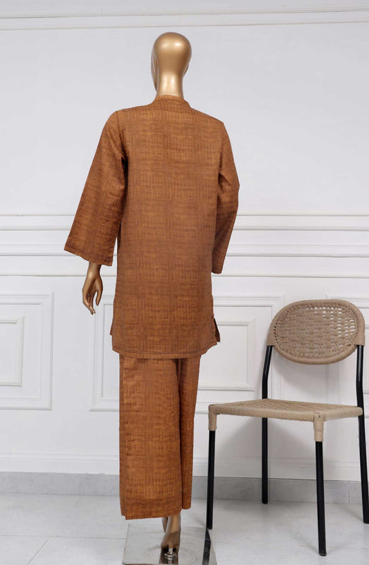 Sadabahar Printed Co ords Lawn Stitched 2 Piece - D-05 - SD25DW - Mustard - Summer Collection