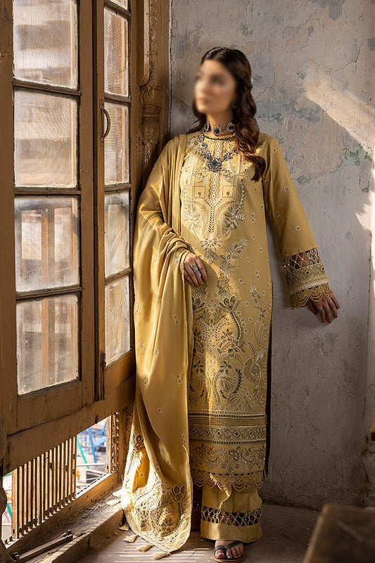 Vasal Embroidered Peach Leather Collection 2023 - HC - Design 05