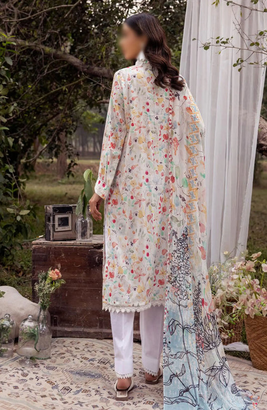 Mahees Printed Chikiankari Lawn Collection Vol 06 2024 - Design 05