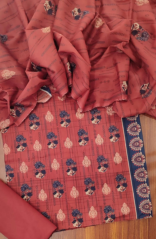 Mother Printed Lawn 3 Pcs Collection - Design 05