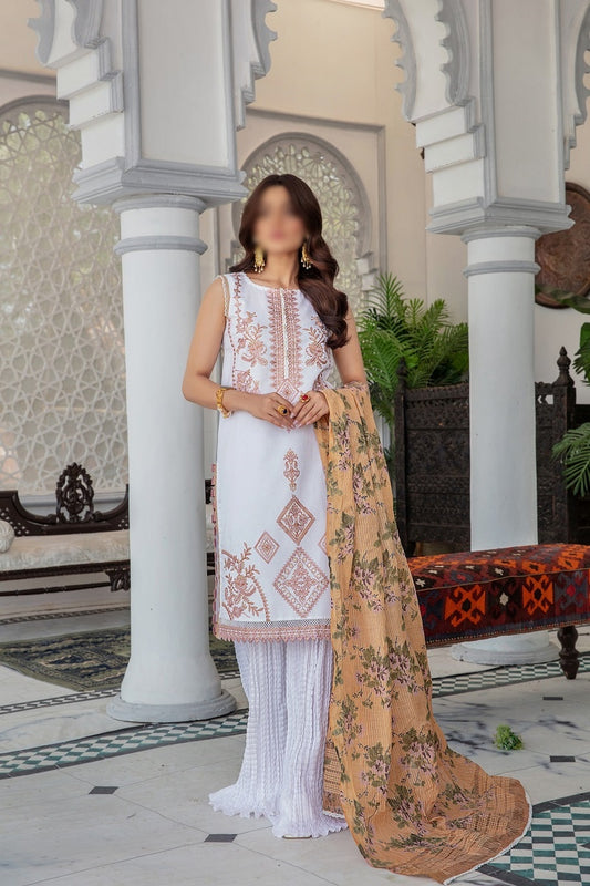 Design 05 Sifaal Embroidered Lawn Collection By Sanam Saeed