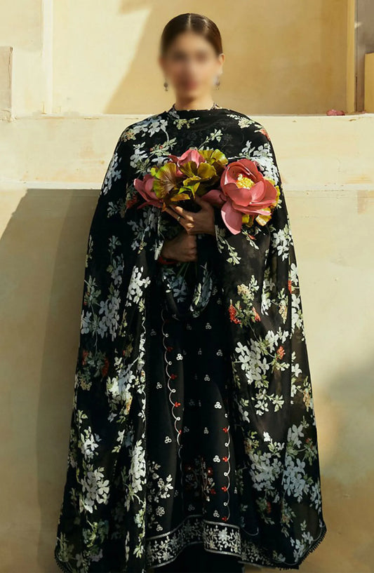 Cross Stitch Unstitched Premium Lawn Collection - Design 05 RUSTIC AURA