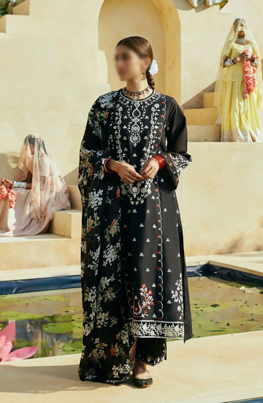 Cross Stitch Unstitched Premium Lawn Collection - Design 05 RUSTIC AURA