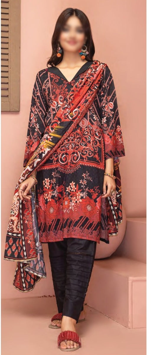 Zainab Digital Printed Luxury Lawn Collection - Design 06