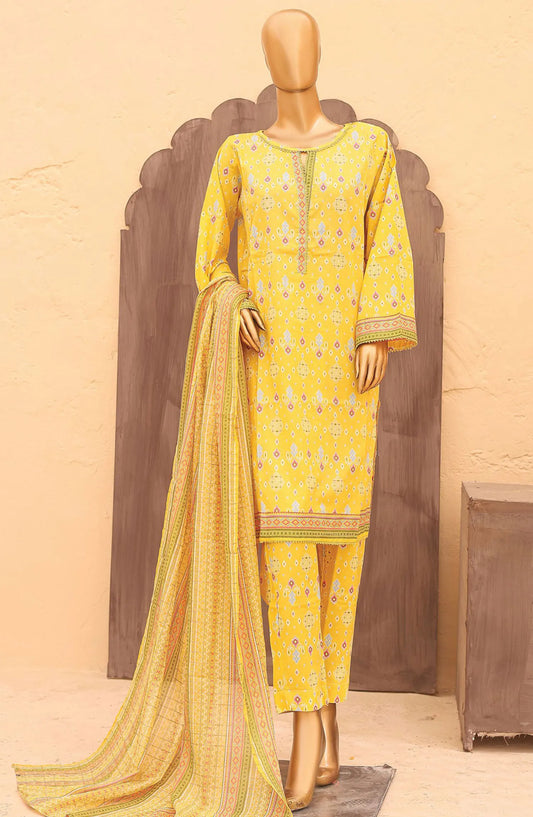 Bin Saeed Printed Lawn Collection 2024 Vol 12 - Design 06