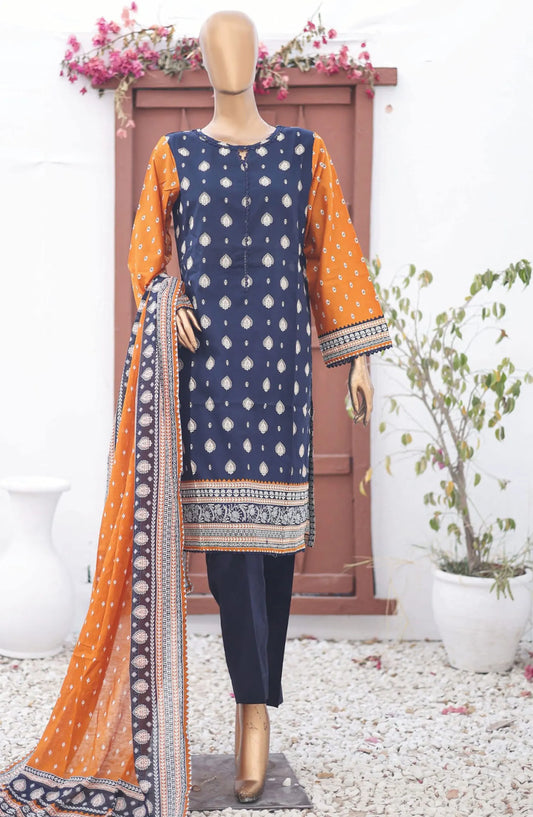 Bin Saeed Printed Lawn Collection 2024 Vol 15 - Design 06