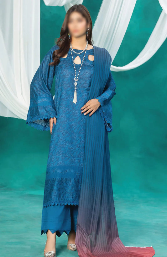 Aangan Digital Printed Lawn Collection By Humdum - Design 06