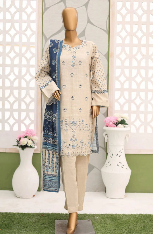 Bin Saeed Khaddar Winter Embroidered Collection - Design 06