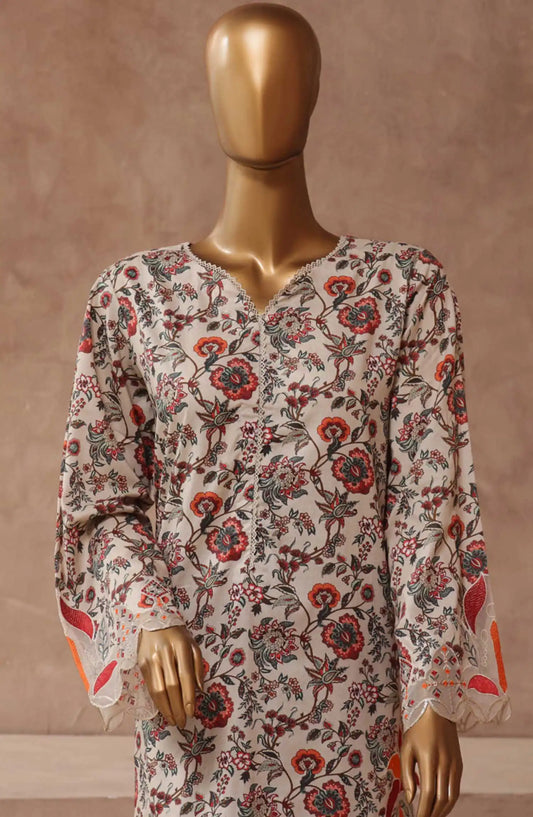 Bin Saeed Exclusive Cotton Embroidered Co Ords Collection Vol 01 - Design 06