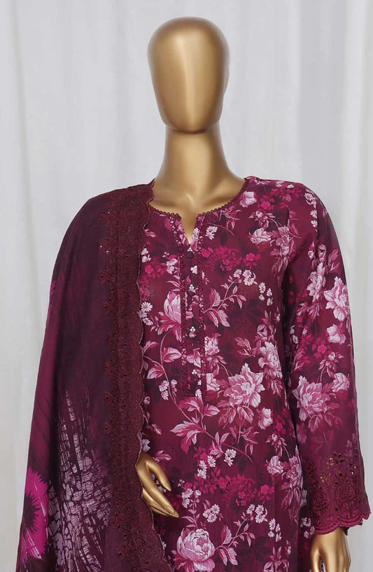 Sadabahar Laser Cutwork Chikankari Embroidered Dupatta Vol 02 - Design 06