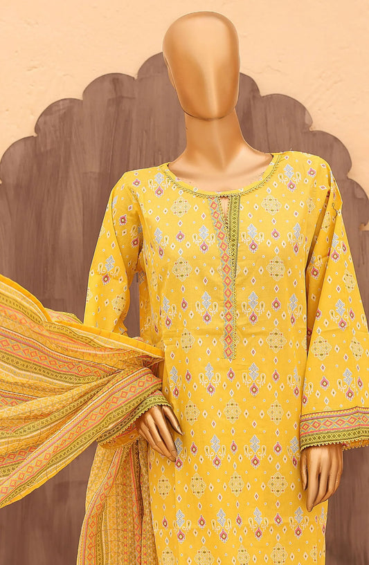 Bin Saeed Printed Lawn Collection 2024 Vol 12 - Design 06