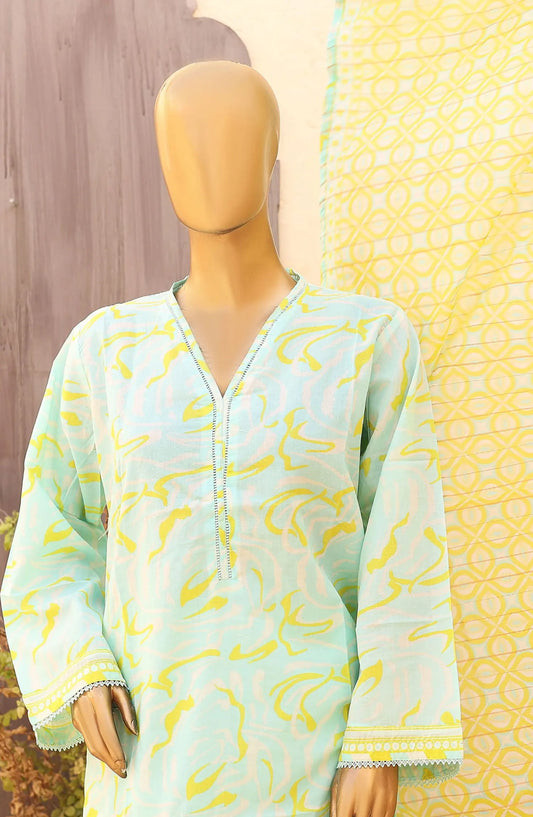 Bin Saeed Printed Lawn Collection 2024 Vol 14 - Design 06