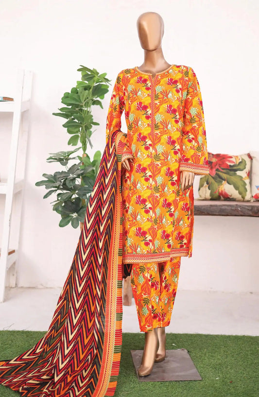 Bin Saeed Khaddar Winter Collection - Design 06