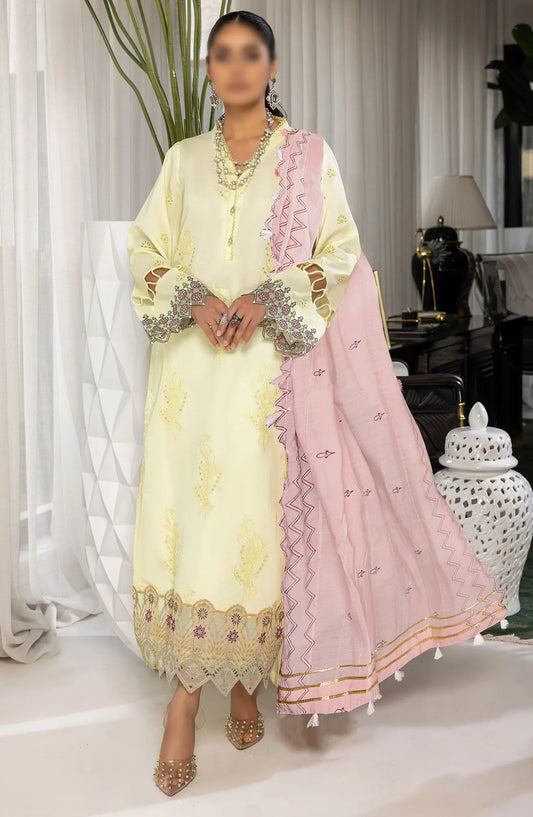 Charlotte Embroidered Chikankari Lawn Collection 2024 - Design 06