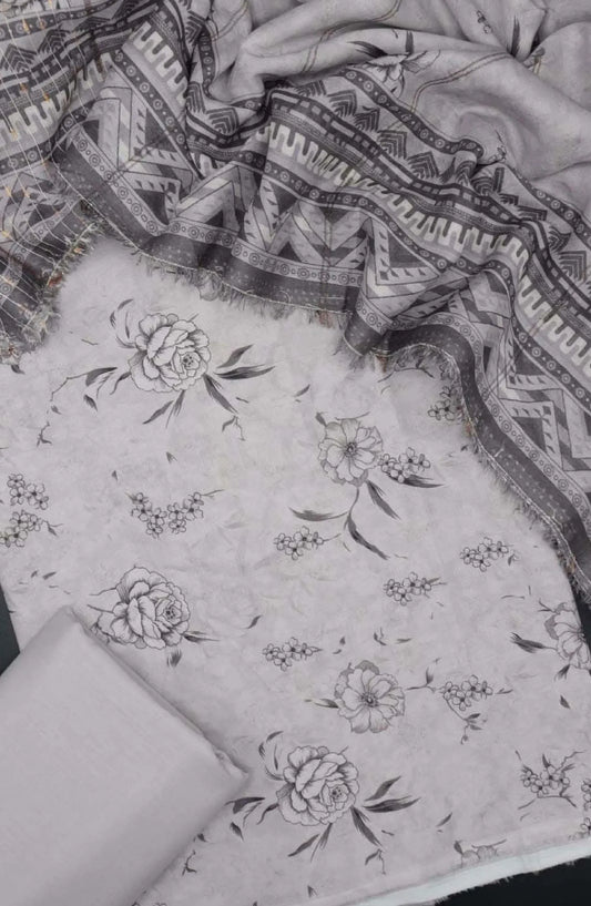 Pastels Unstitched Mother Printed Lawn Collection 2024 - Design 06