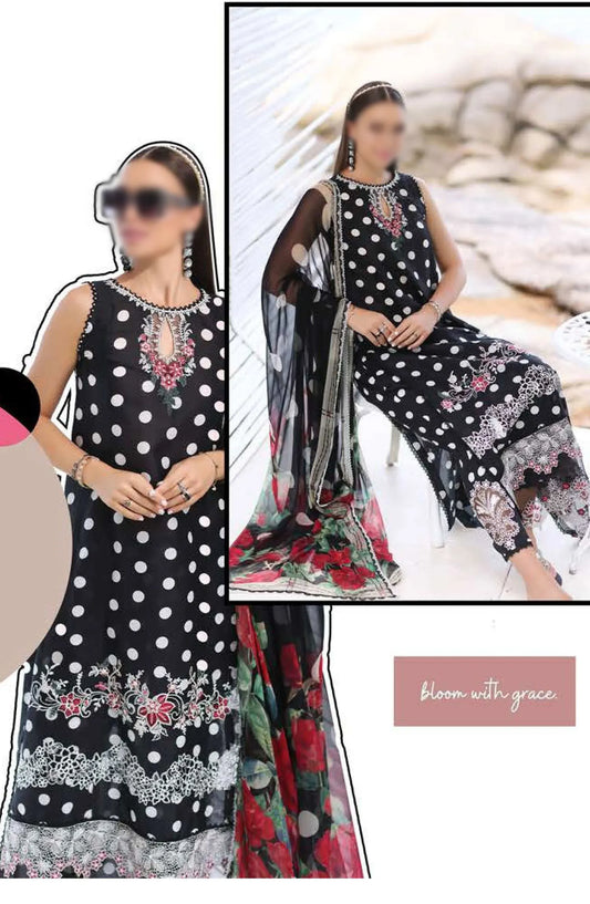 Saadia Asad Noor Luxe Printkari 2024 - Design 06 A