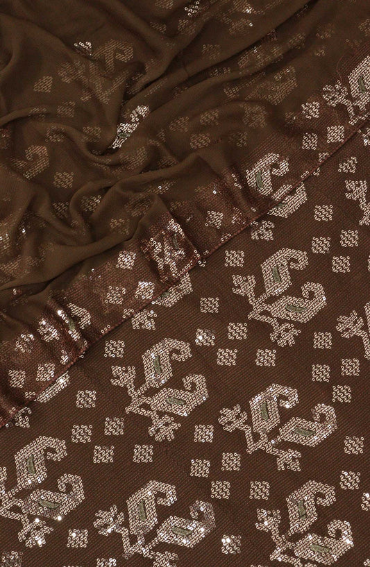 Crinklezza Unstitched Exclusive Chiffon Collection Vol 10 by Amna Khadija - Design 07