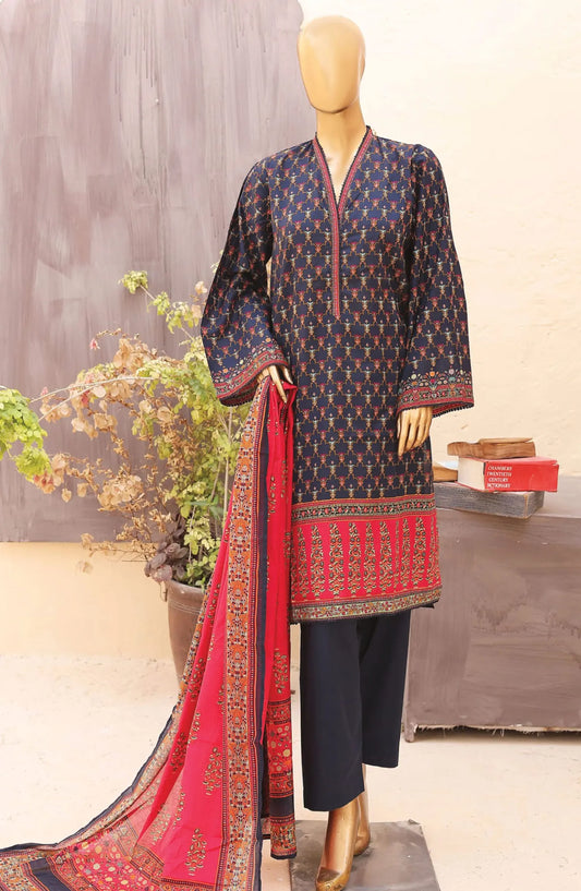 Bin Saeed Printed Lawn Collection 2024 Vol 14 - Design 07