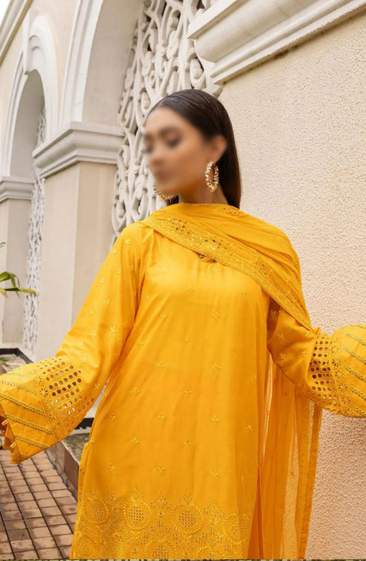 Mahees Exclusive Sequence Chikankari Lawn Collection 2024 - Design 07