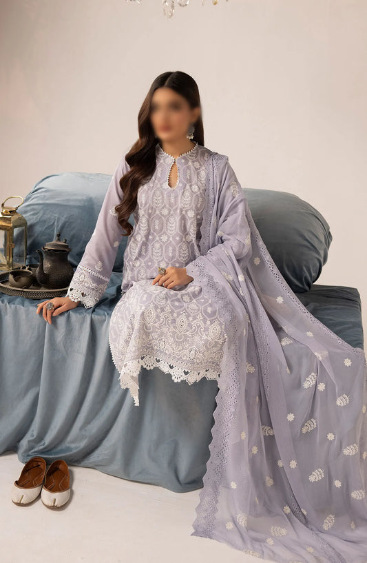 Bunai Premium Embroidery Lawn Collection 2024 - Design 07