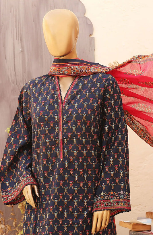 Bin Saeed Printed Lawn Collection 2024 Vol 14 - Design 07