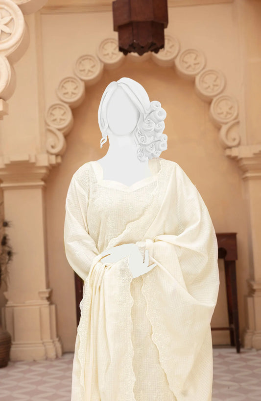 Kahkeshan Embroidered Slub Lawn Collection 2024 - Design 07