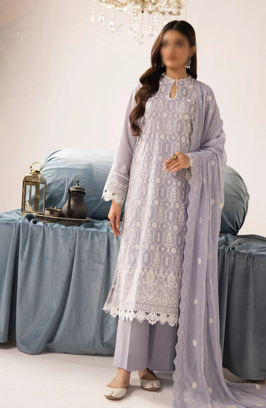 Bunai Premium Embroidery Lawn Collection 2024 - Design 07