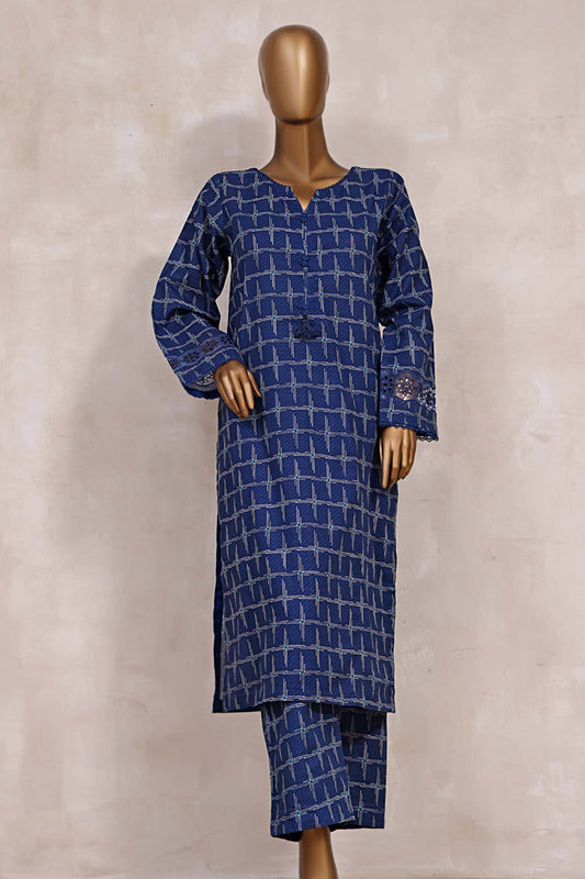 Sadabahar Khaddar Cutwork 2 Pcs Collection - Design 07