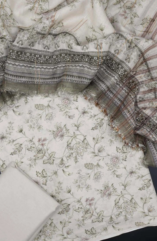 Pastels Unstitched Mother Printed Lawn Collection 2024 - Design 07