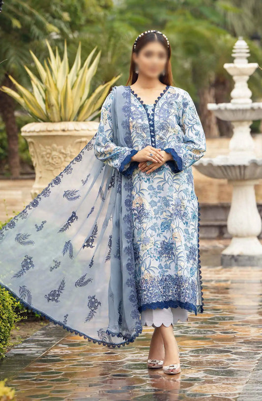 DIVA Embroidered Karandi Collection BY HUMDUM - Design 08