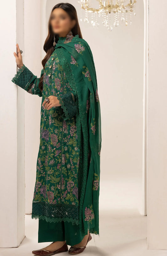 Bunai Premium Embroidery Lawn Collection 2024 - Design 08