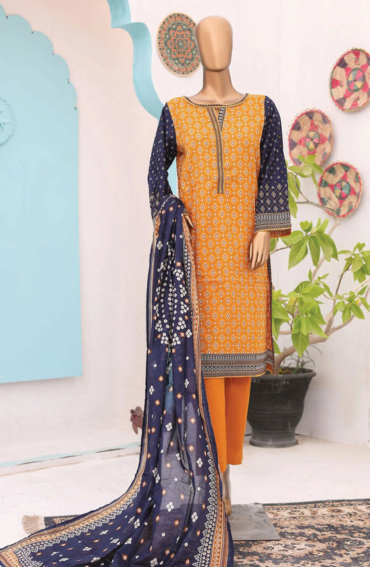 Bin Saeed Printed Lawn Collection 2024 Vol 11 - Design 08