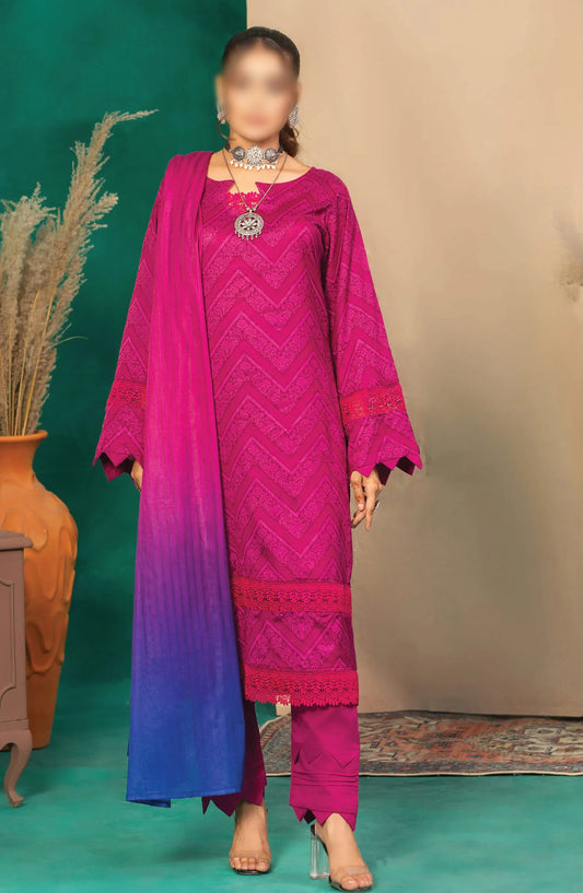 Aangan Digital Printed Lawn Collection By Humdum - Design 08