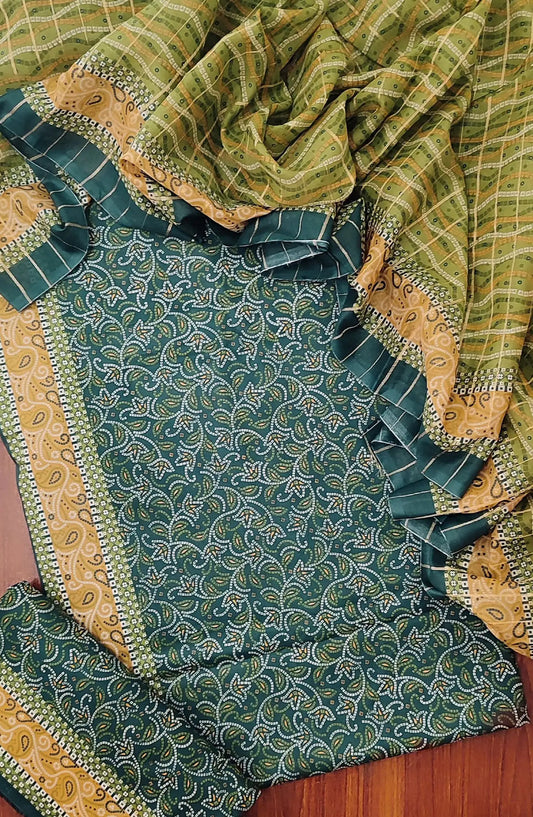 Bin Saeed Unstitched Printed Cotton 3Pcs Collection - Design 08