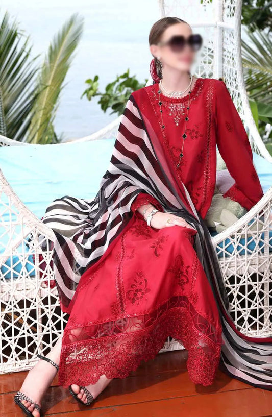 Saadia Asad Noor Luxe Printkari 2024 - Design 08 A