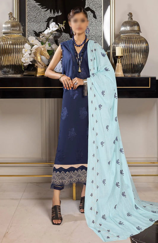 Charlotte Embroidered Chikankari Lawn Collection 2024 - Design 09