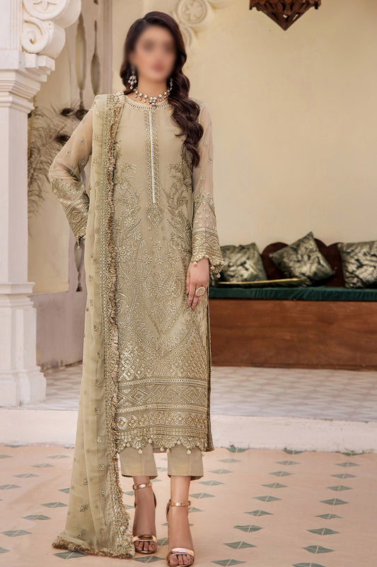Pareesha Luxury Chiffon Collection By Humdum Collections - Design 09