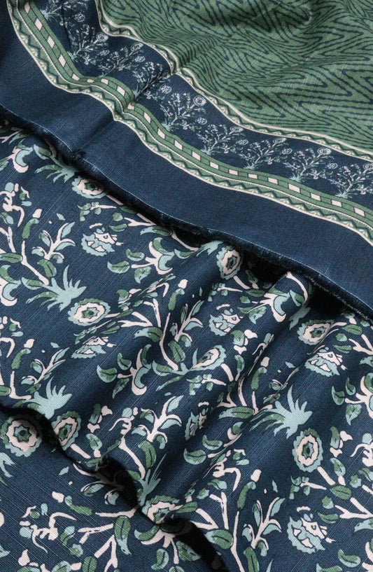 Bin Saeed Unstitch Printed Khaddar 3 piece Collection - Design 09