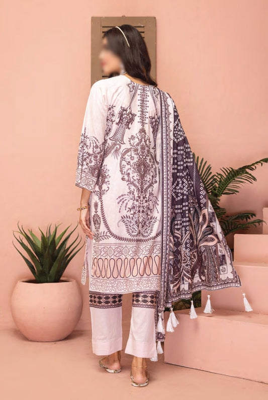Zainab Digital Printed Luxury Lawn Collection - Design 10