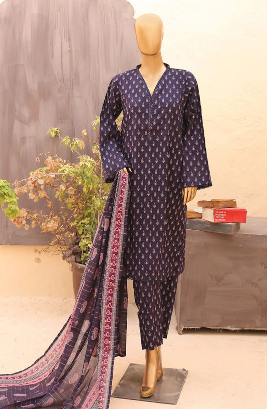 Bin Saeed Printed Lawn Collection 2024 Vol 14 - Design 10